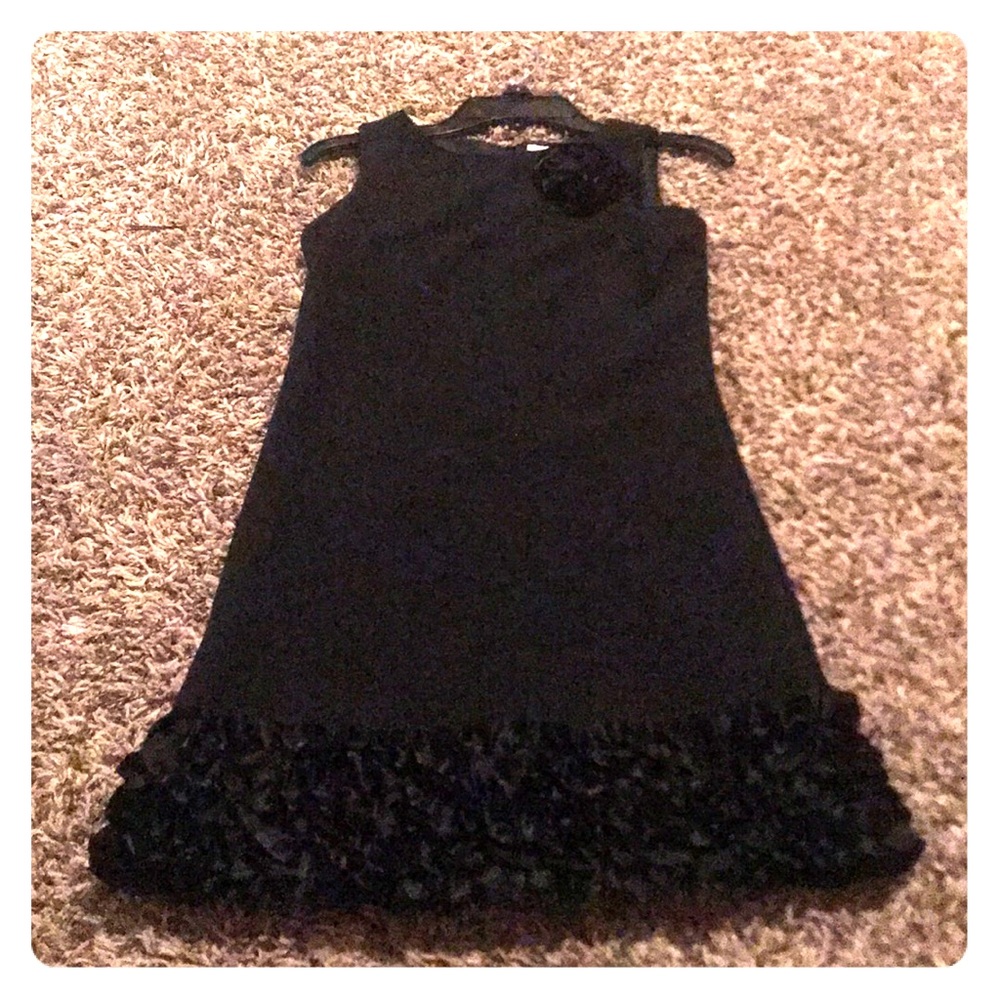 A black dress